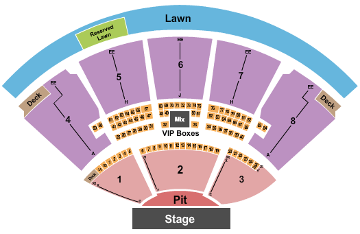 iTHINK Financial Amphitheatre Grey Day Seating Chart